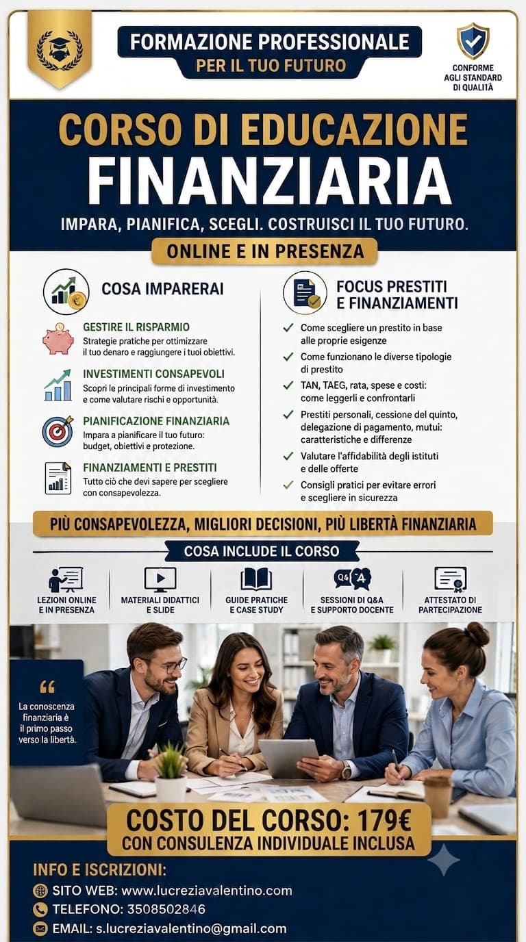 Corso di Educazione Finanziaria